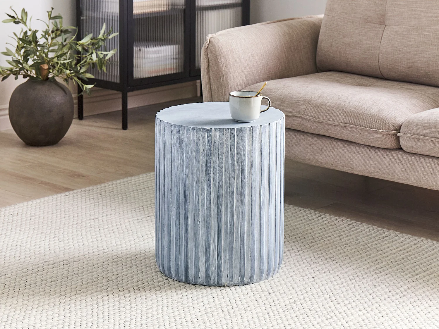 Side Table AMARO 39 cm 39 cm Grey