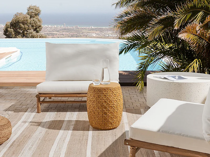 Stolik pomocniczy SADOLE Naturalny