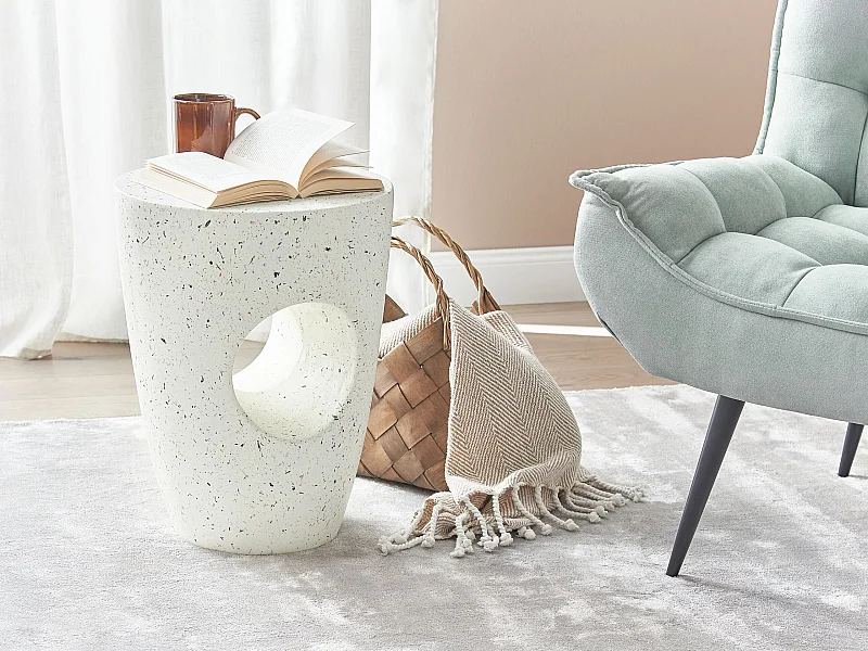 Stolik pomocniczy EDOLO Złamana biel