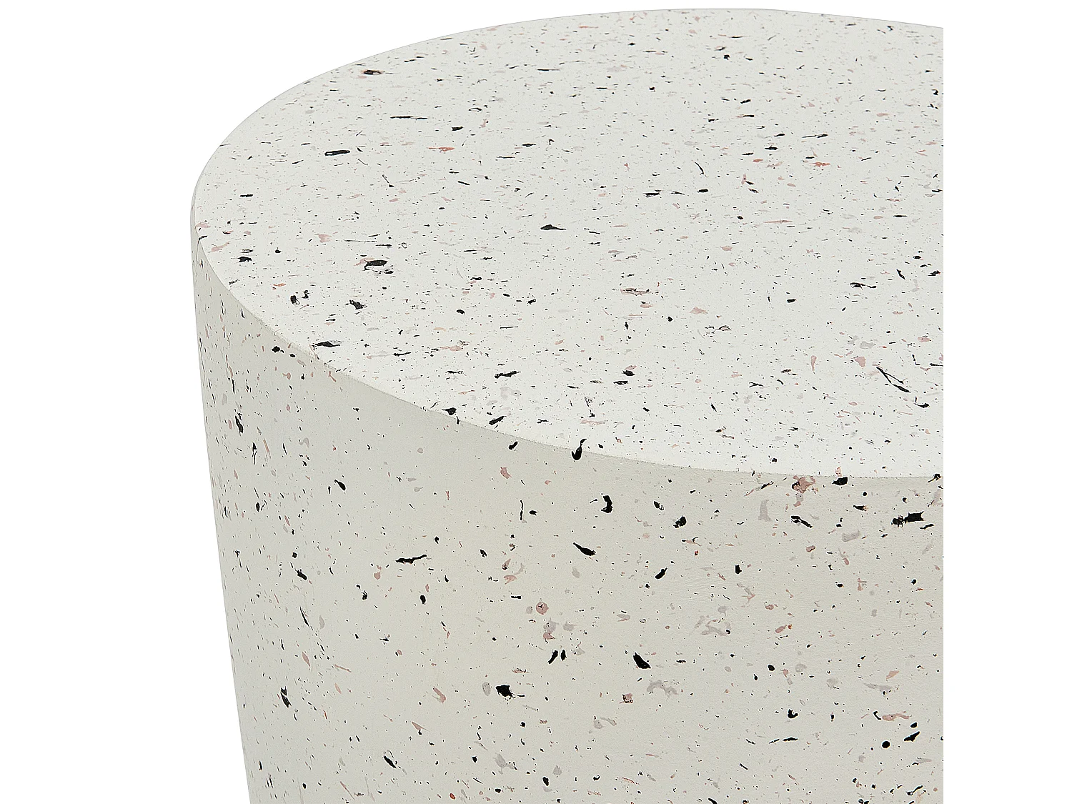 Table d'appoint EDOLO Terrazzo blanc