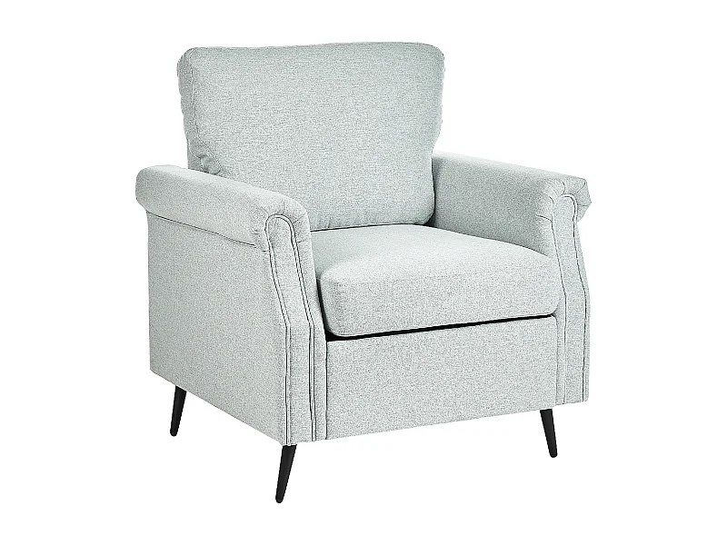 Fauteuil VIETAS Tissu Gris clair