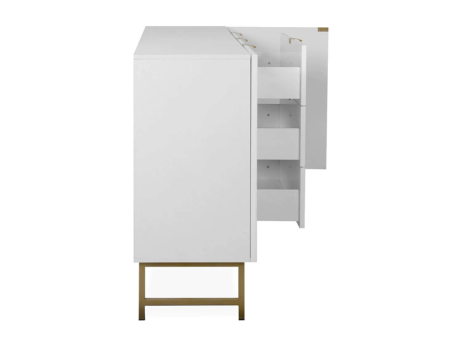Buffet 2 Portes 3 Tiroirs L179 cm - GLASGOW