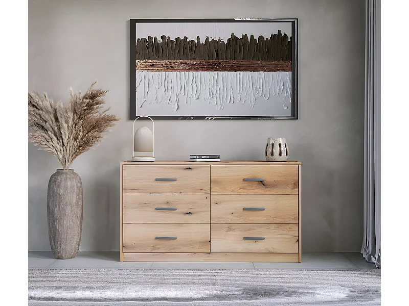 Sideboard Ronda/Schubladen/Braun