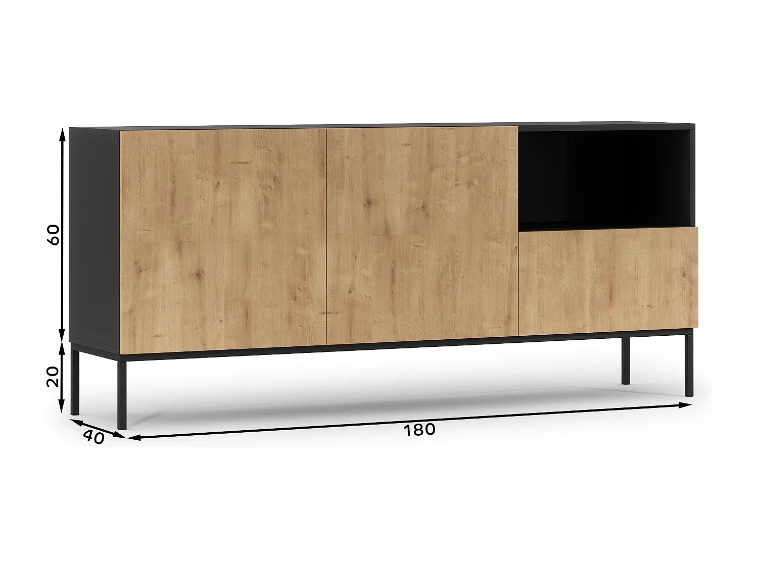 Buffet Farnia LW/Marron