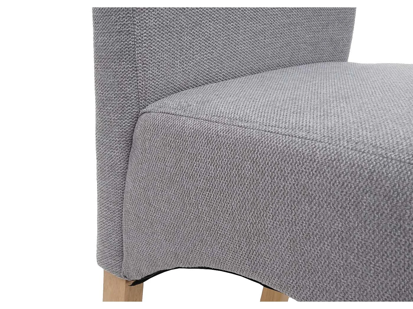 Eetkamerstoel Crotone (set van 6),  lichtgrijs, lichte poten