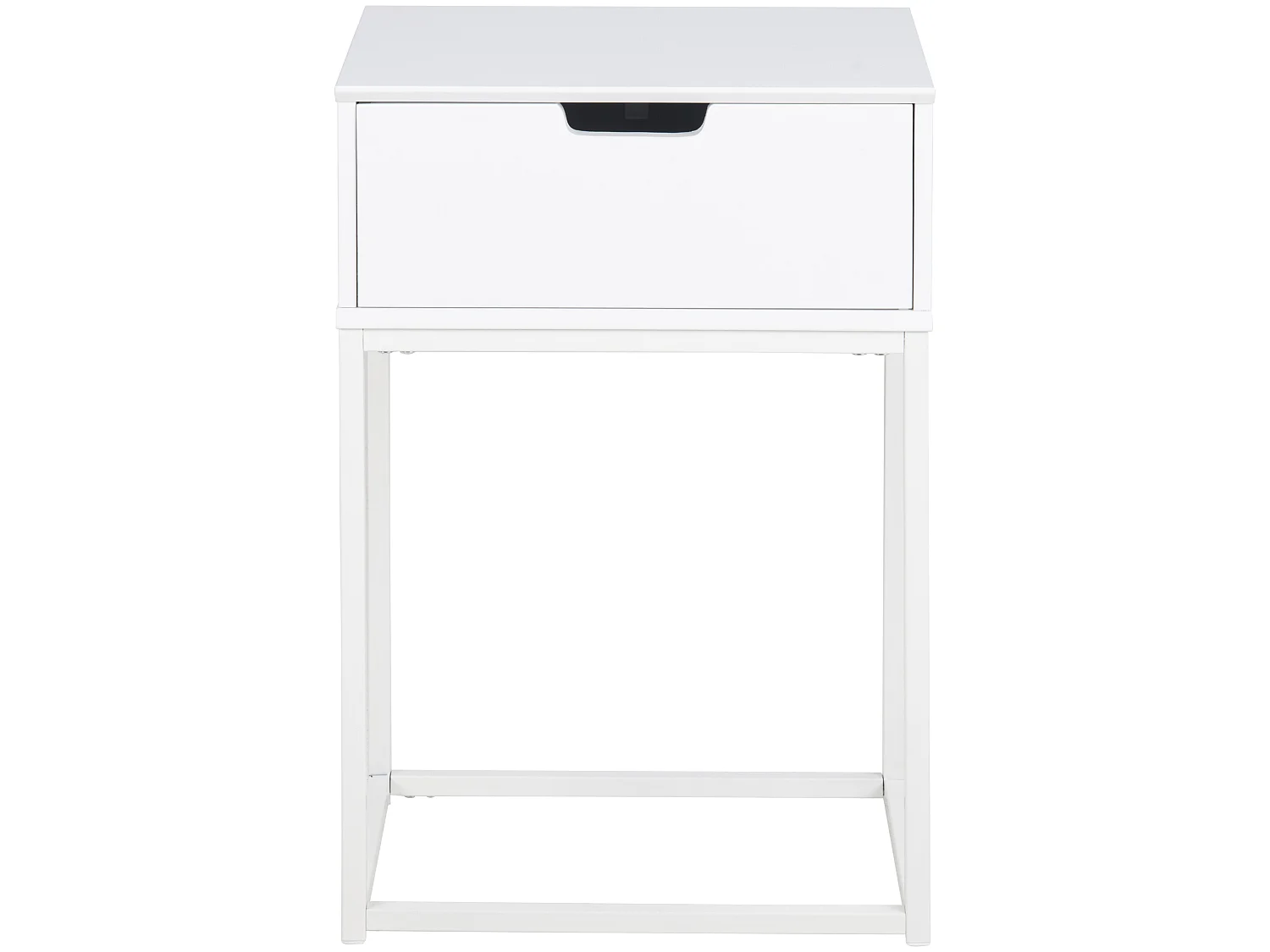 Mike Table de chevet, blanc.