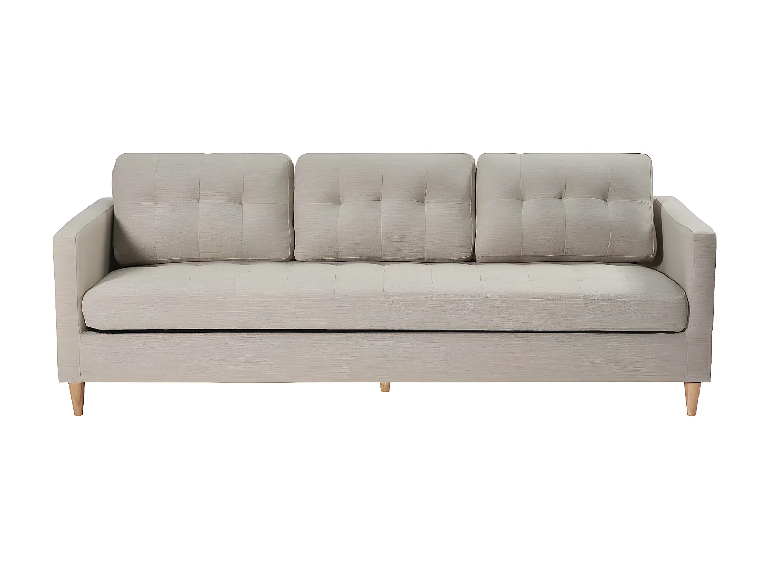 Marino canapé 3 personnes tissu sable.