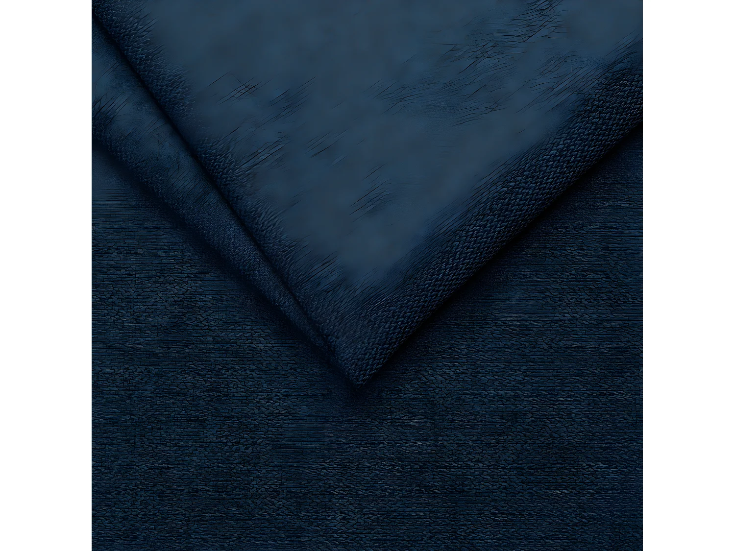 Canapé lit EXPRESSO  express compact 160cm matelas 16cm tissu tweed bleu nuit