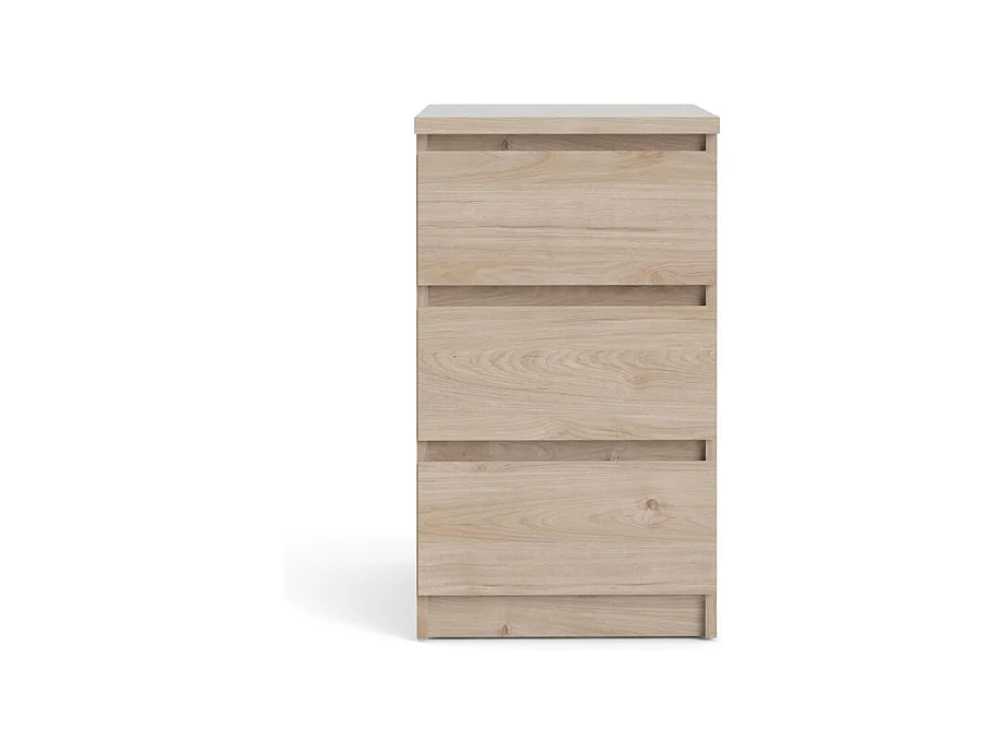 Cassettiera Nada a 3 cassetti, decoro Hickory.
