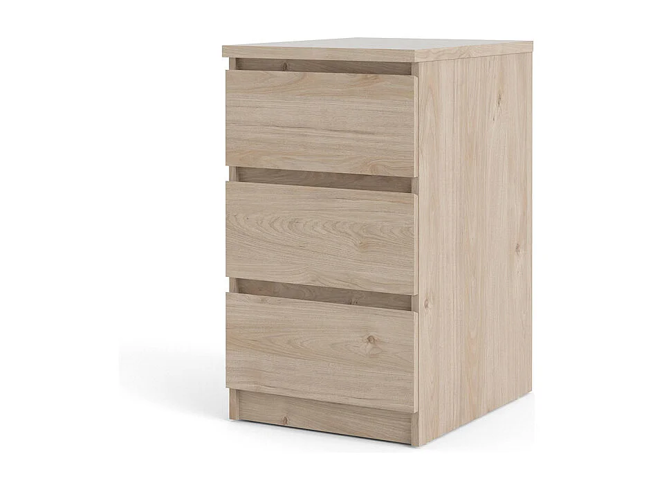Cassettiera Nada a 3 cassetti, decoro Hickory.