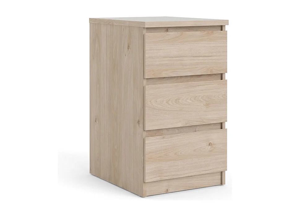 Cassettiera Nada a 3 cassetti, decoro Hickory.