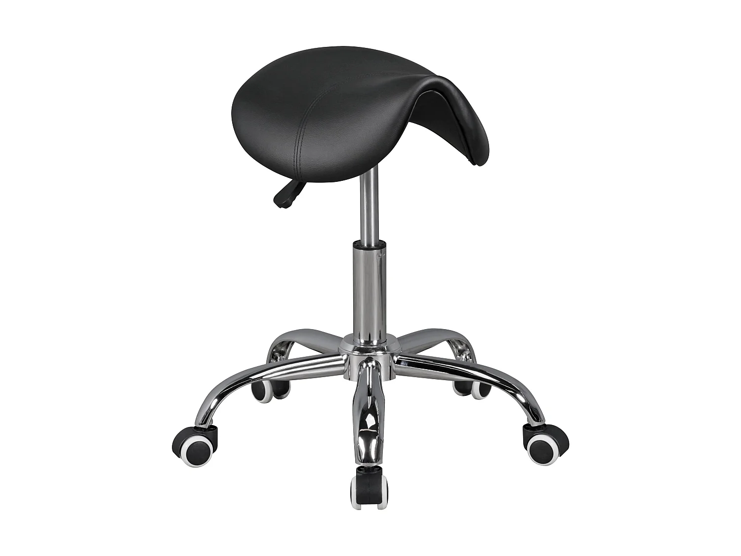 Design Tabouret à Roulettes Pivotant 360° Rembourré Tabouret de bureau