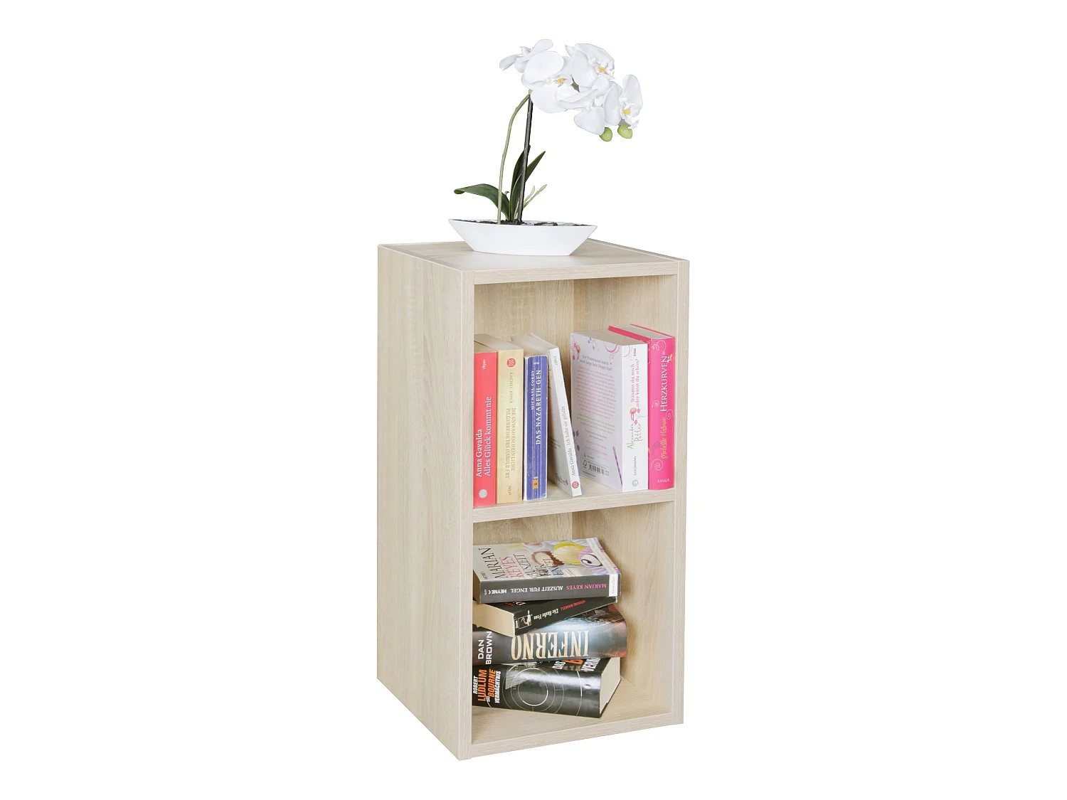 Étagère à livres bois 30x60x30 cm Étagère Design Étroit Étagère en bois