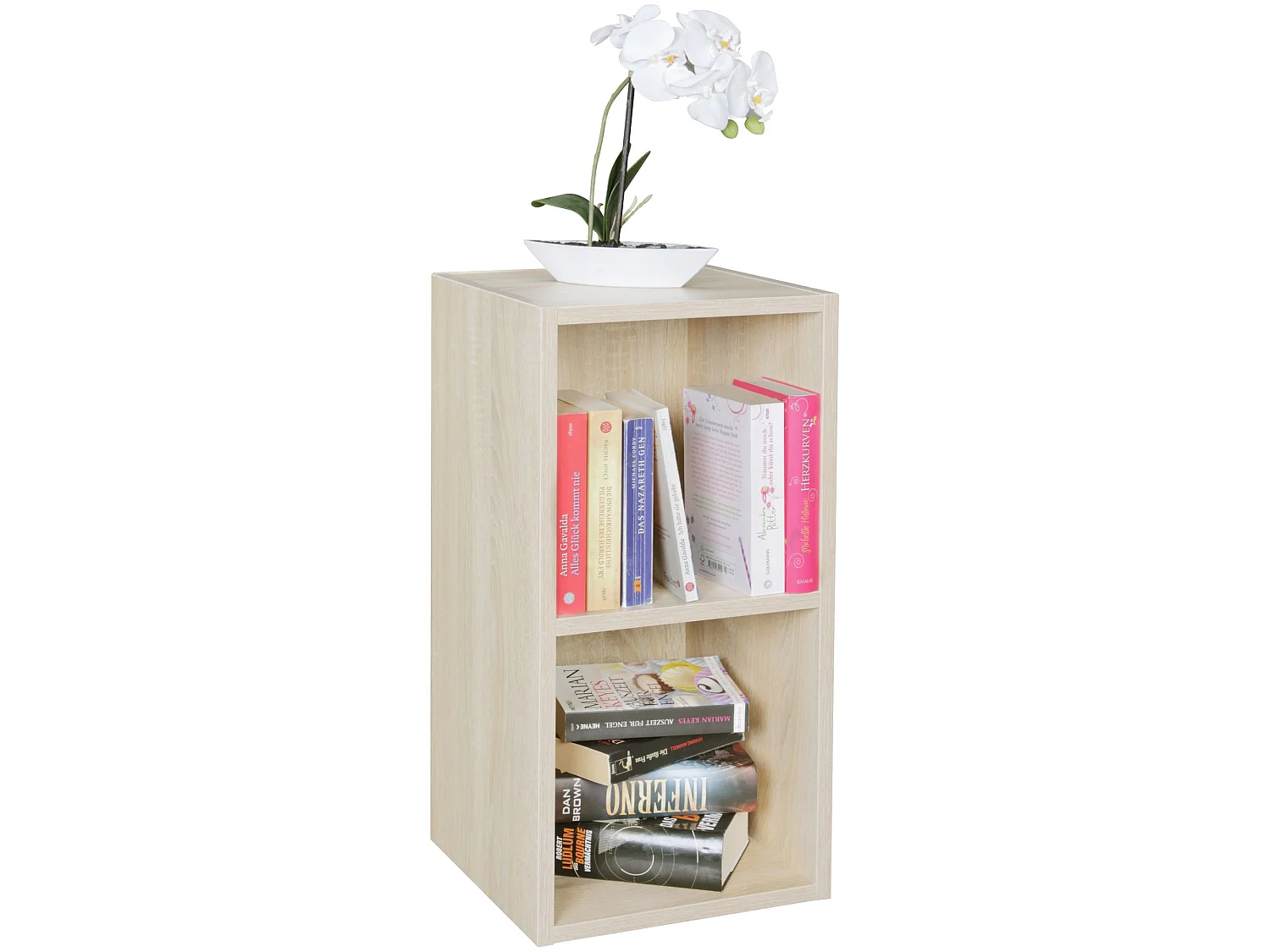 Étagère à livres bois 30x60x30 cm Étagère Design Étroit Étagère en bois