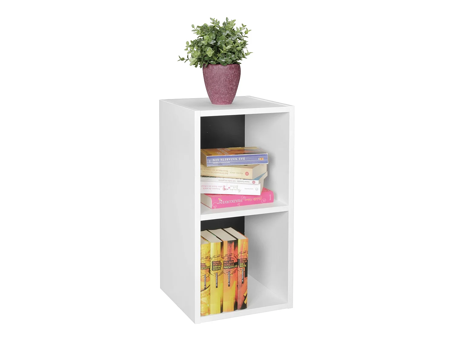 Étagère à livres bois 30x60x30 cm Étagère Design Étroit Étagère en bois