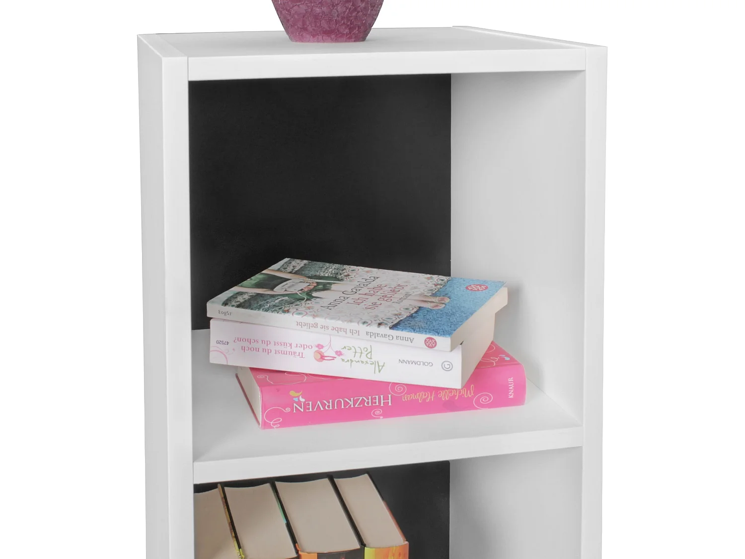 Étagère à livres bois 30x60x30 cm Étagère Design Étroit Étagère en bois