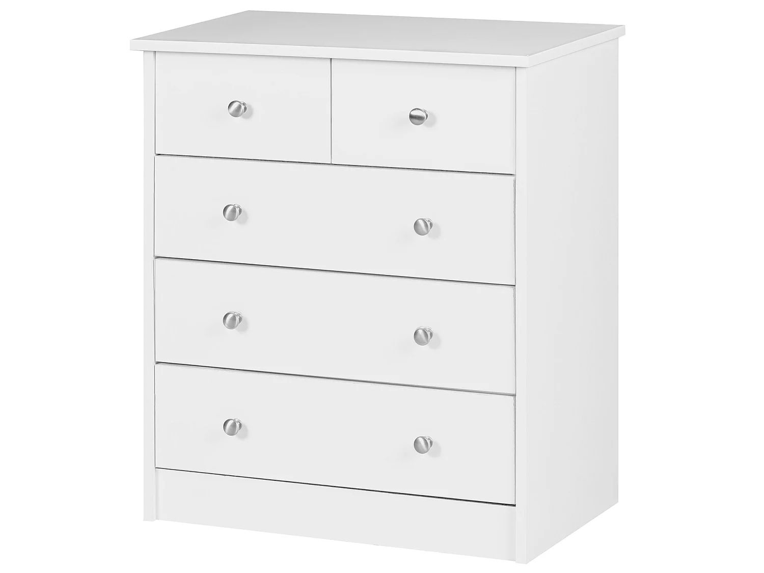 Cassettiera 60x70x35 cm con cinque cassetti Soggiorno Credenza Moderna