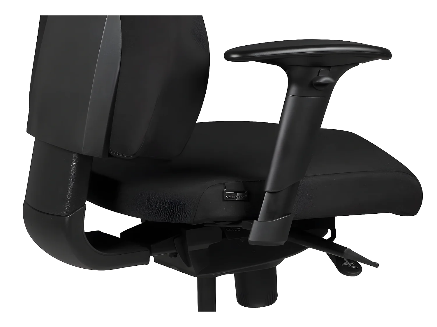 Sedia da ufficio nera, sedia da scrivania in tessuto, sedia girevole da lavoro