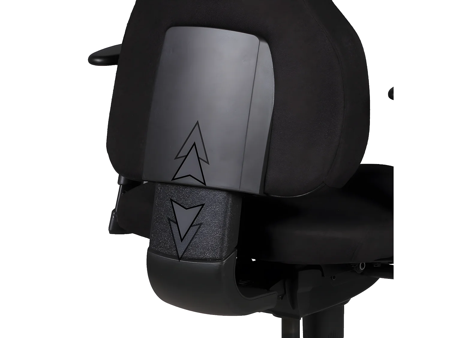 Bürostuhl Ergonomisch Stoff Schwarz Drehstuhl Büro Sessel Chefsessel Kopfstütze