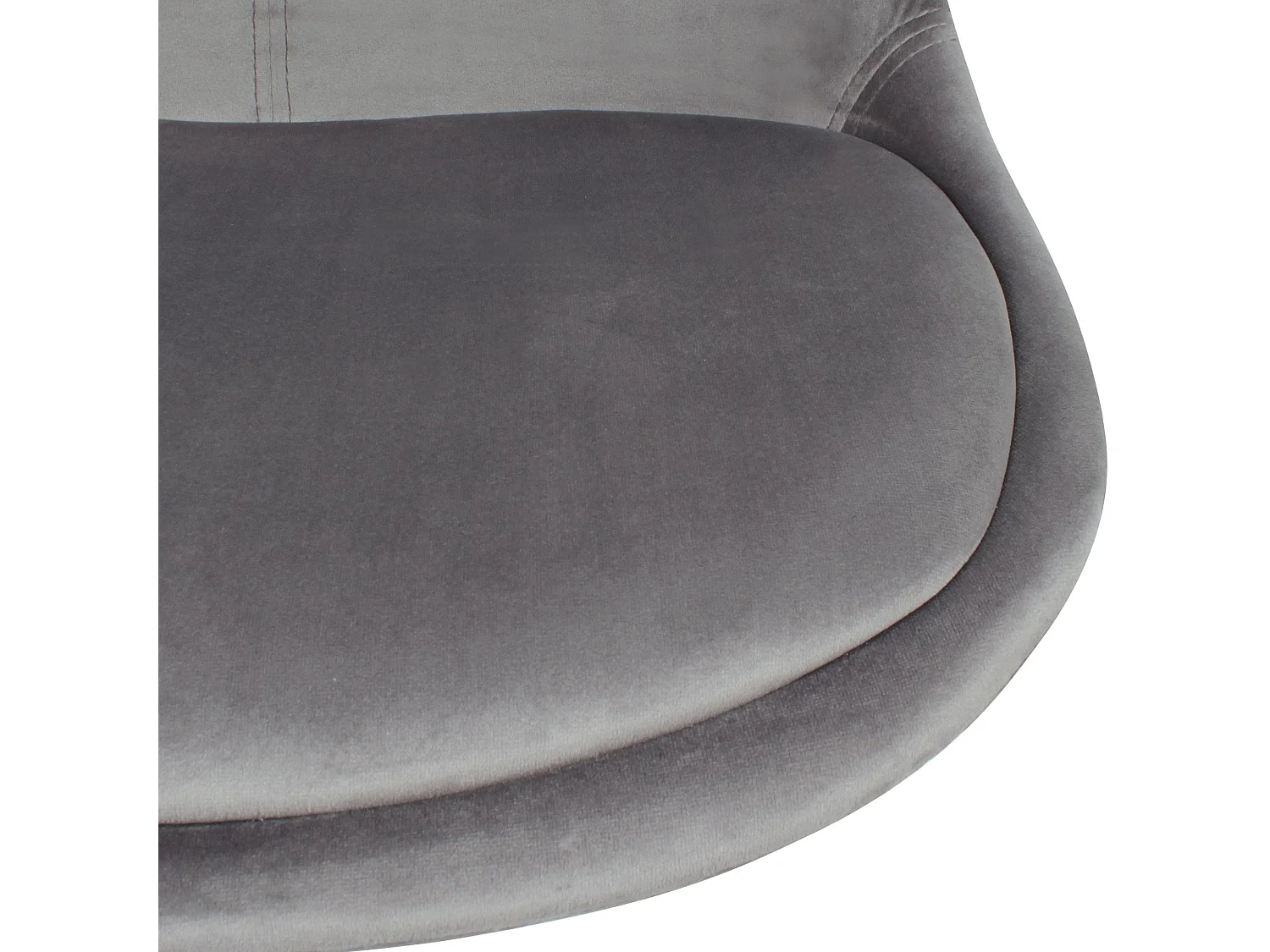 Chaise de bureau Chaise pivotante en velours avec roulettes Chaise coque 110 kg