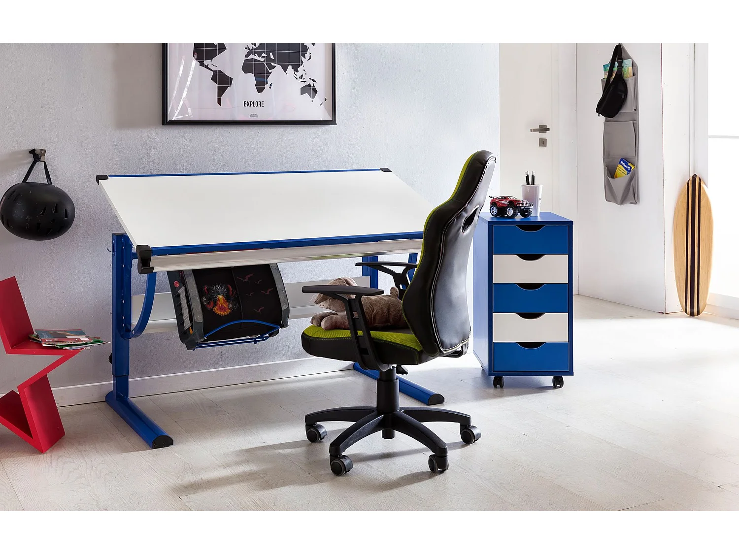 Bürostuhl Drehstuhl Kunstleder Chefsessel ergonomisch Schreibtischstuhl