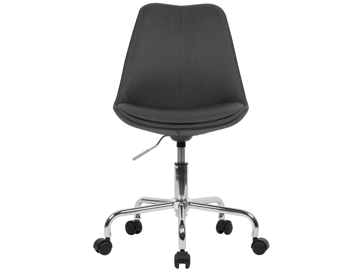 Chaise de bureau Chaise pivotante en tissu Chaise à roulettes Chaise coque 110 kg