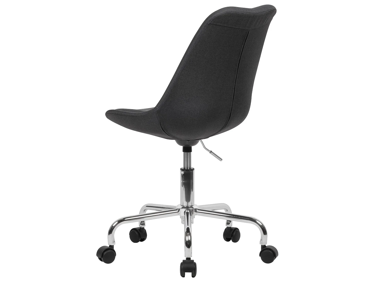 Chaise de bureau Chaise pivotante en tissu Chaise à roulettes Chaise coque 110 kg