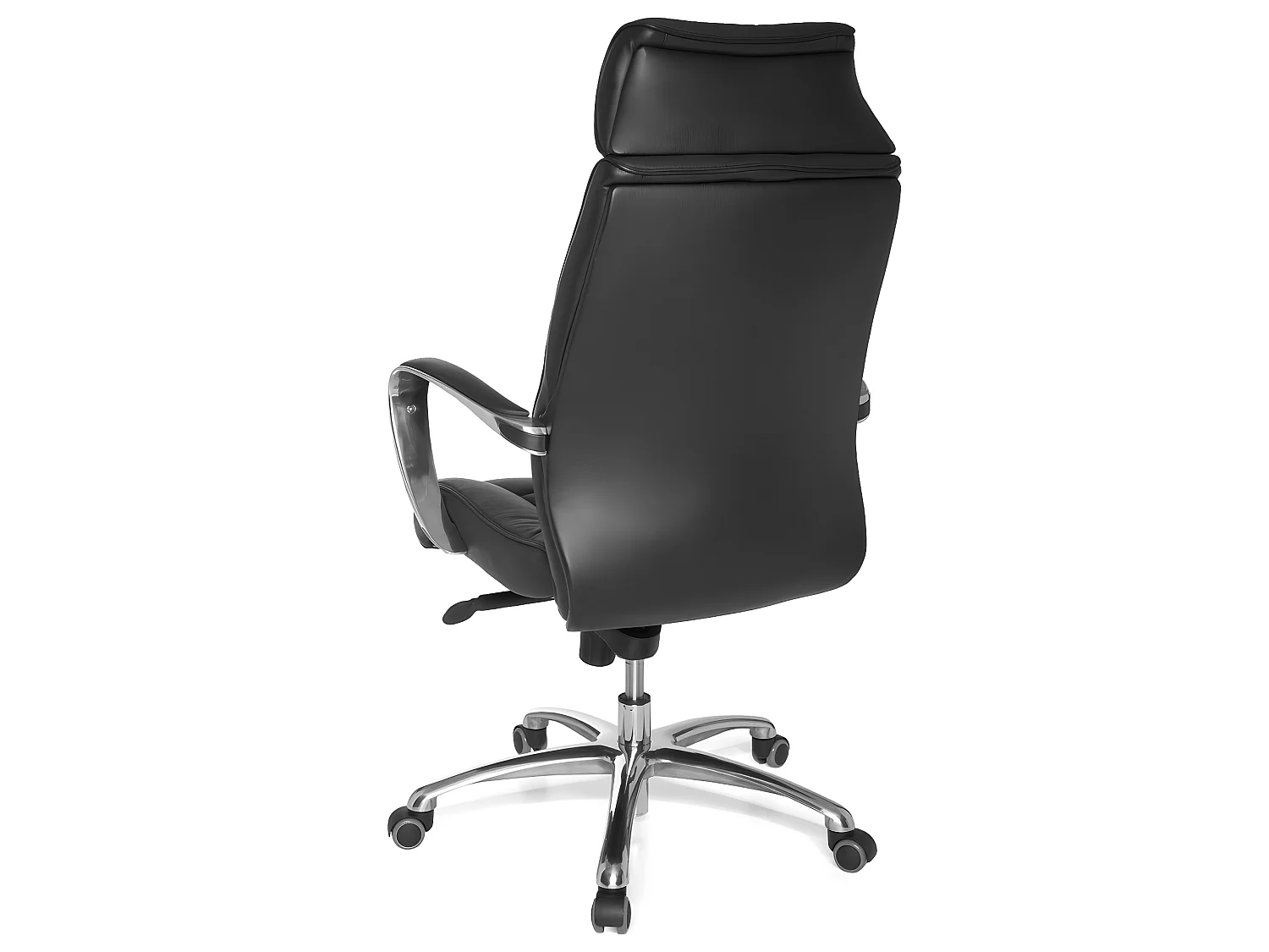 XXL Chefsessel Echtleder schwarz Drehstuhl Bürostuhl bis 120KG NEU