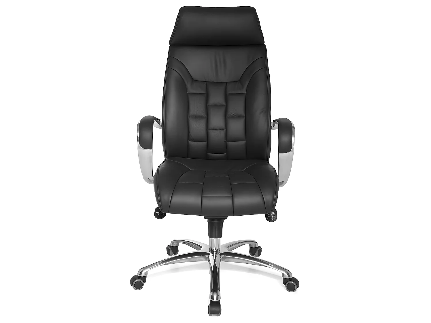 XXL Chefsessel Echtleder schwarz Drehstuhl Bürostuhl bis 120KG NEU