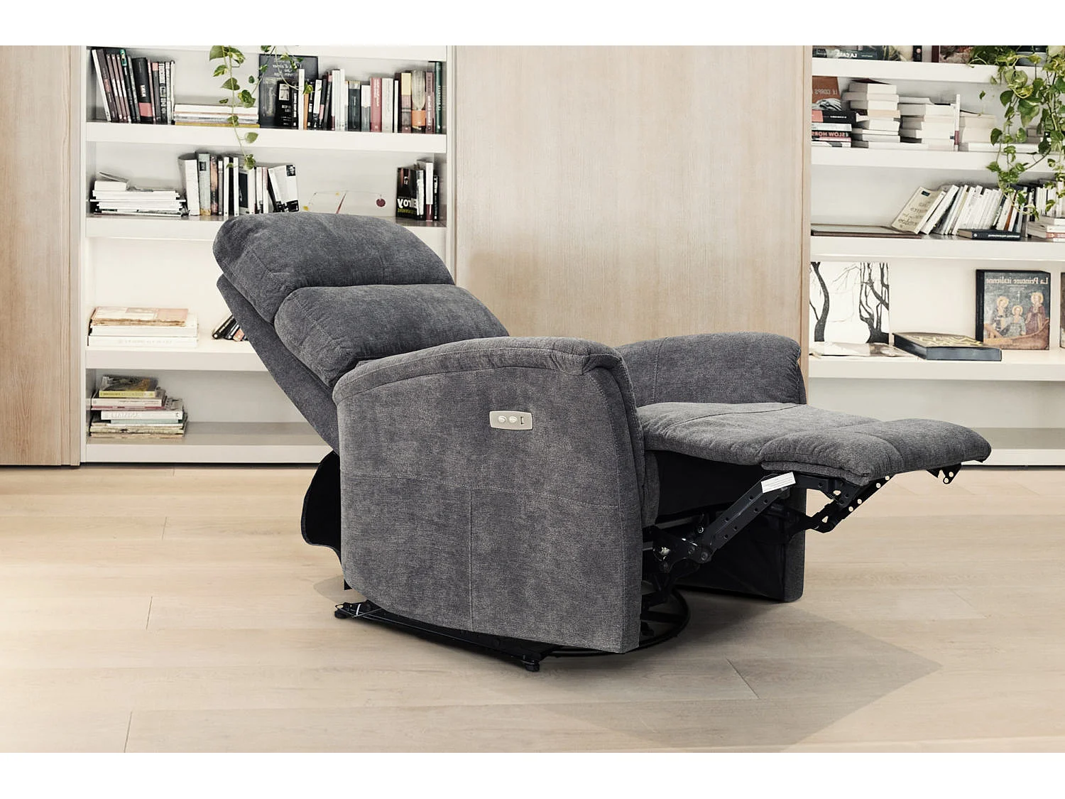Relax Fauteuil Albi/Tissu/grise