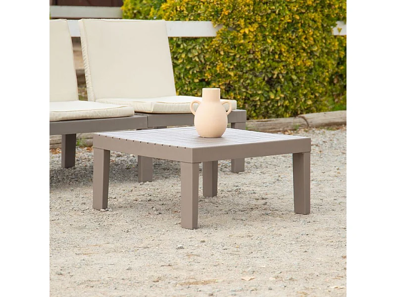 Mesa de centro de exterior Wave Taupé