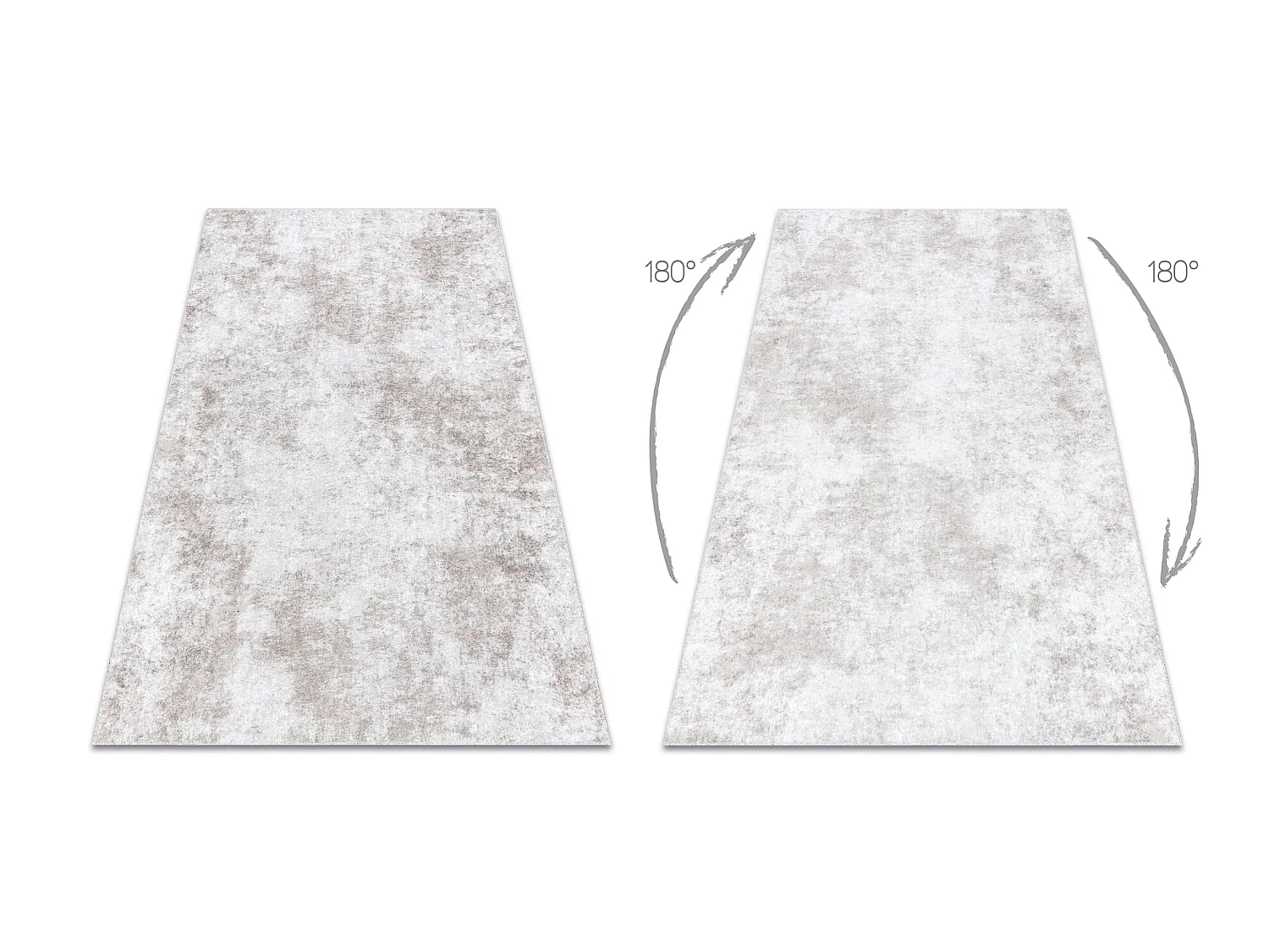 Tapis lavable MIRO 51416.805 mélange antidérapant - beige 200x290 cm