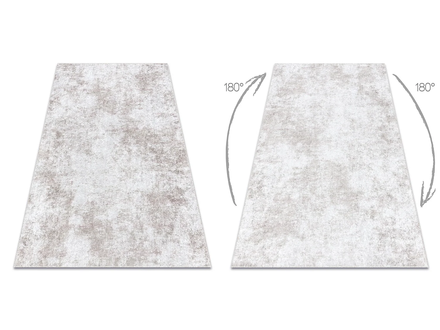 Tapis lavable MIRO 51416.805 mélange antidérapant - beige 200x290 cm