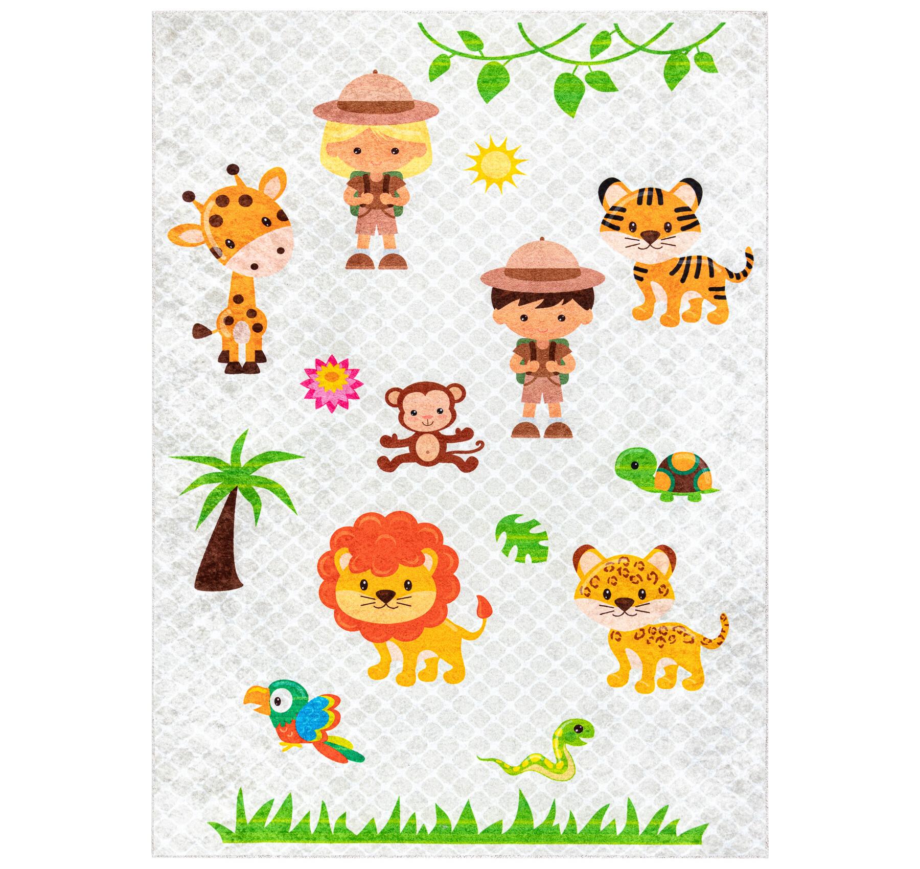 Tapis enfant animaux E-SAFARI