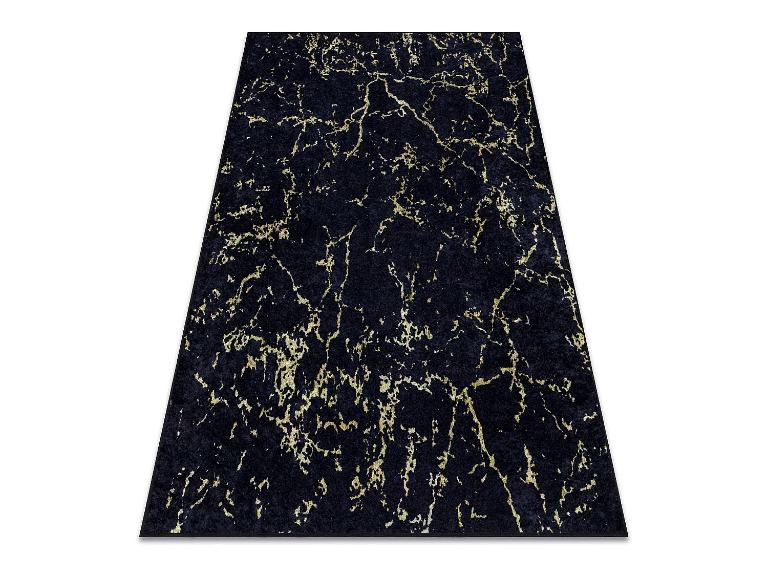 Tapis lavable MIRO 52003.803 Marbre antidérapant - noir 200x290 cm
