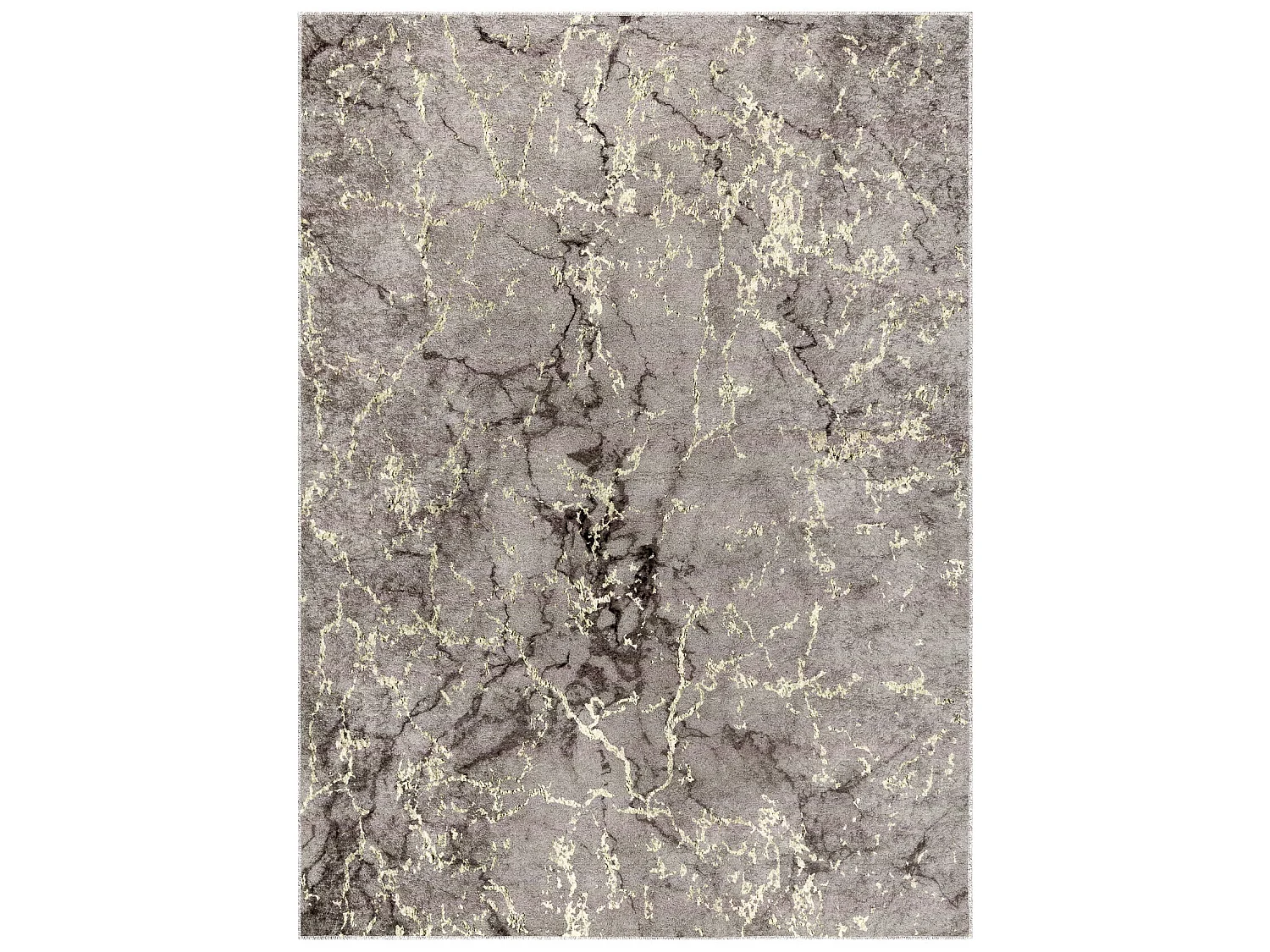 MIRO 52003.801 tapijt wasbaar marmer antislip - grijs 140x190 cm