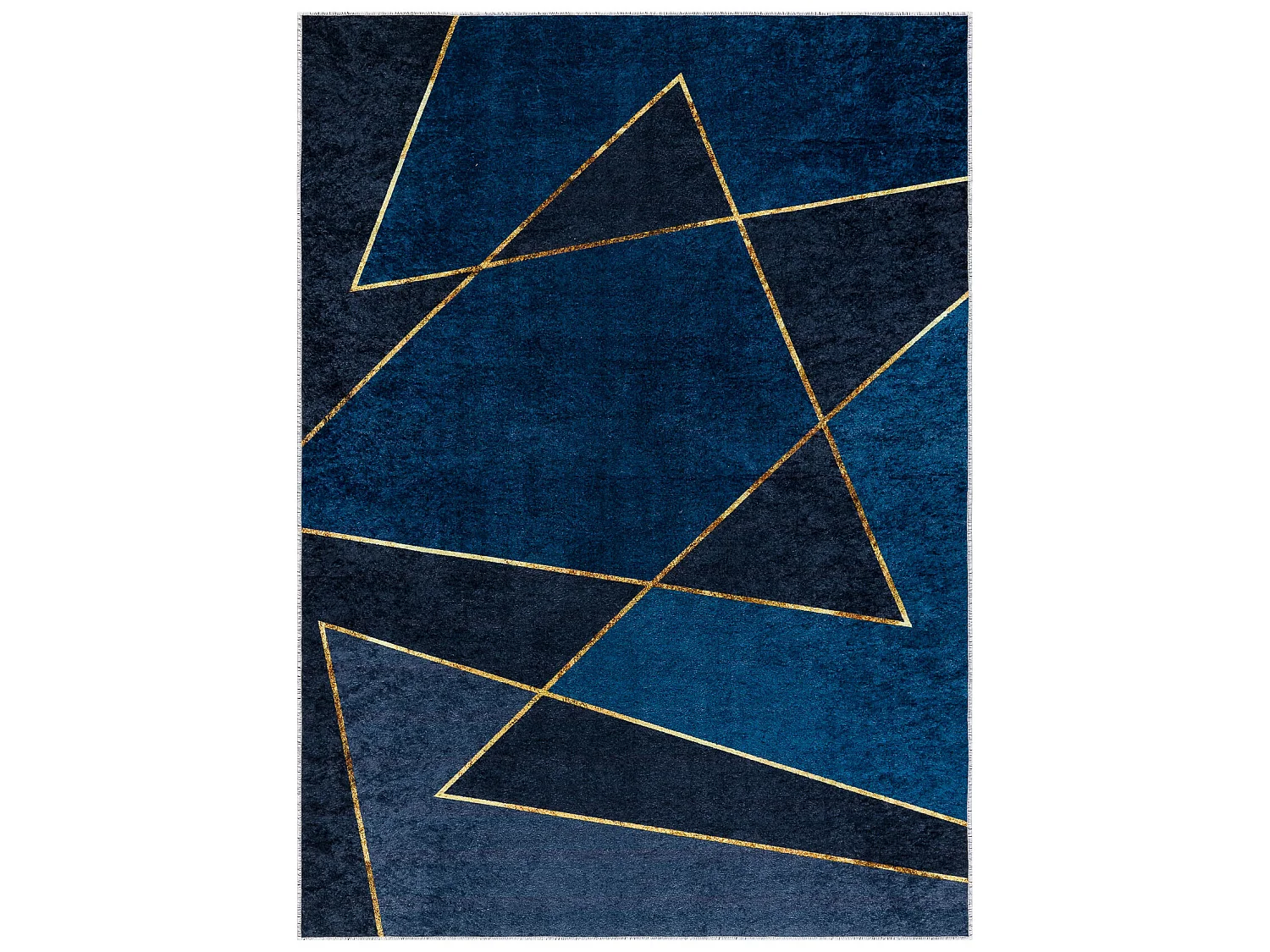 Tapis lavable MIRO 52097.801 Géométrique antidérapant - bleu 200x290 cm