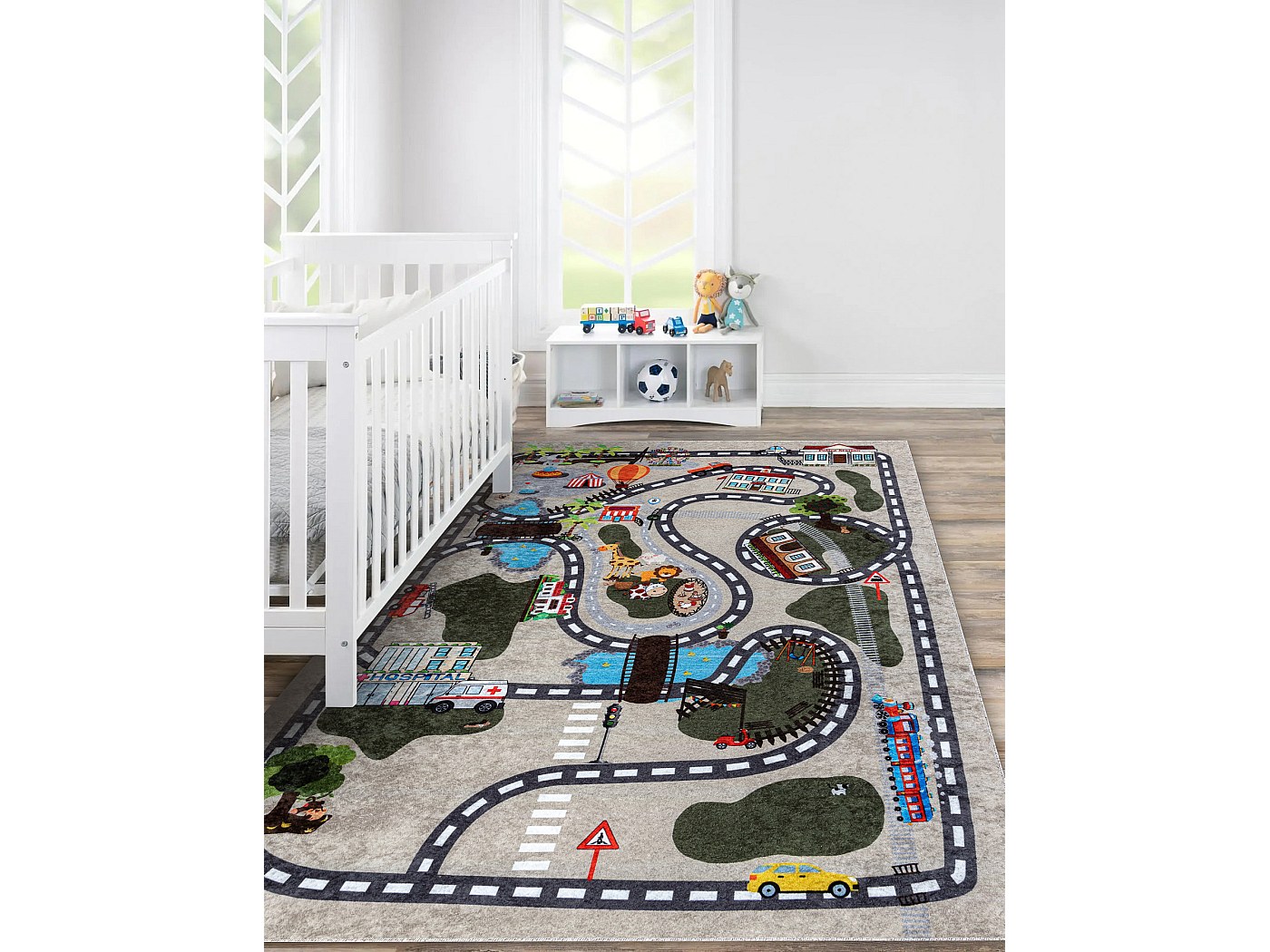 alfombra calles para niños