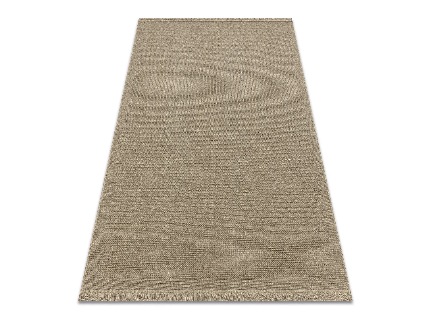 Wollen tapijt VILLA 8986/69500 Enkele kleur SIZAL, platgeweven donker  160x230 cm