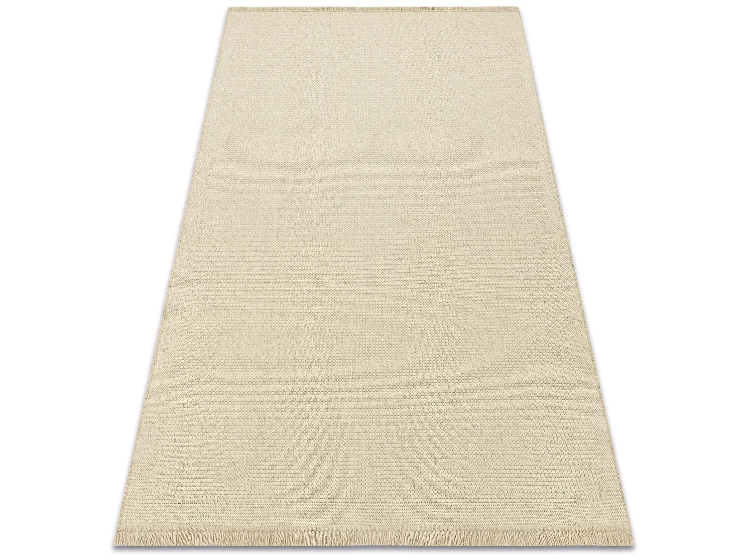 Tapis en laine VILLA 8986/69400 Plaine SIZAL, tissé à plat beige 240x340 cm