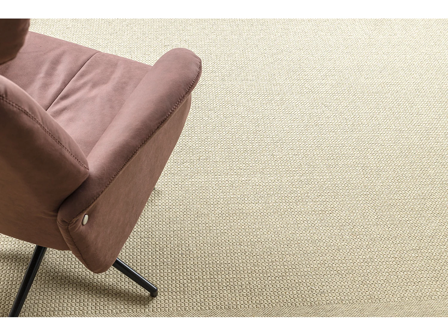 Tapis en laine VILLA 8986/69400 Plaine SIZAL, tissé à plat beige 240x340 cm