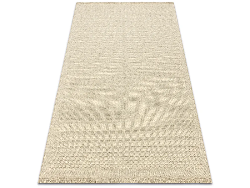 Tapis en laine VILLA 8986/69400 Plaine SIZAL, tissé à plat beige 240x340 cm