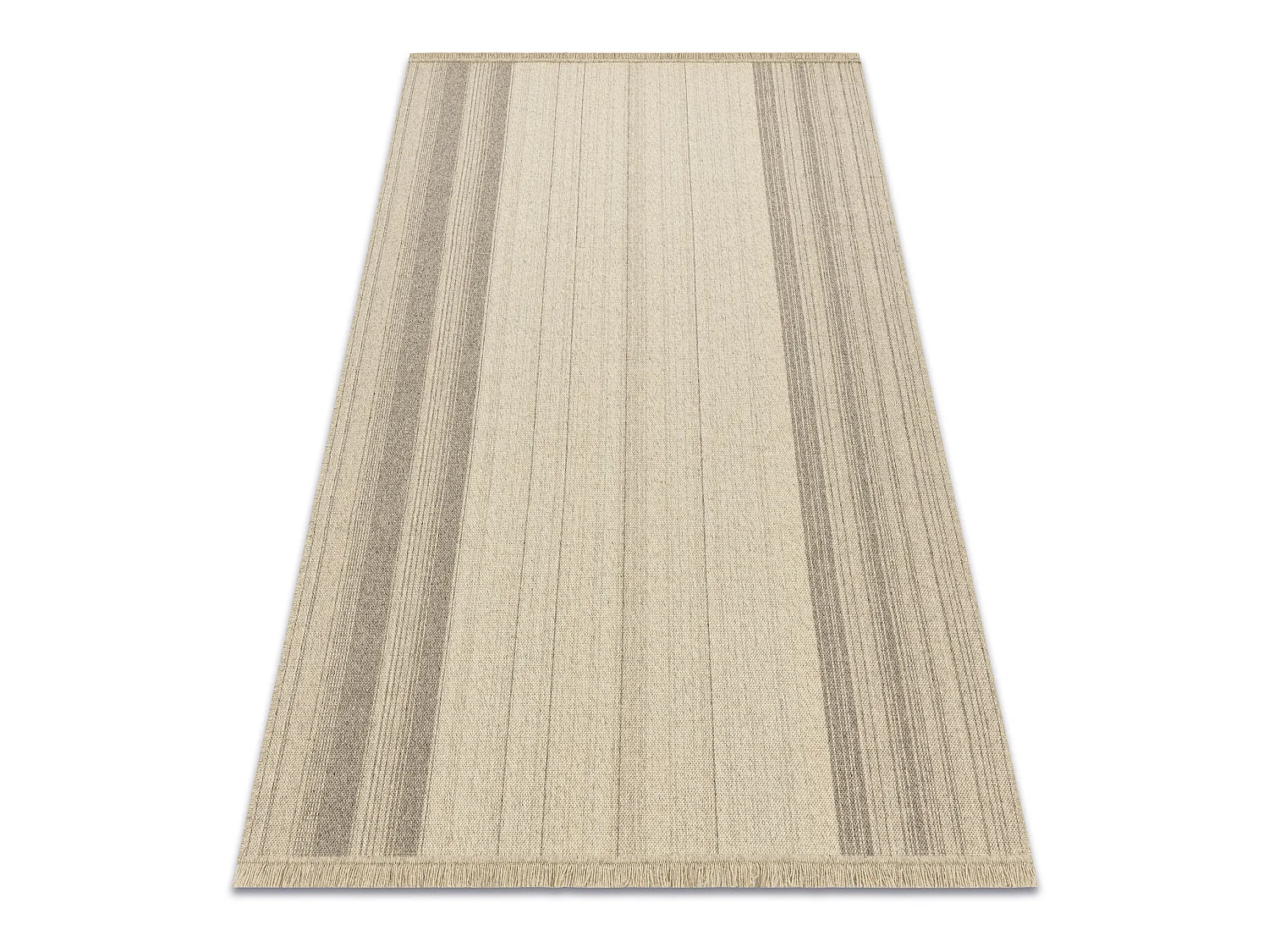 Wollen tapijt VILLA 7796/72800 Enkele kleur SIZAL, platgeweven beige 120x170 cm