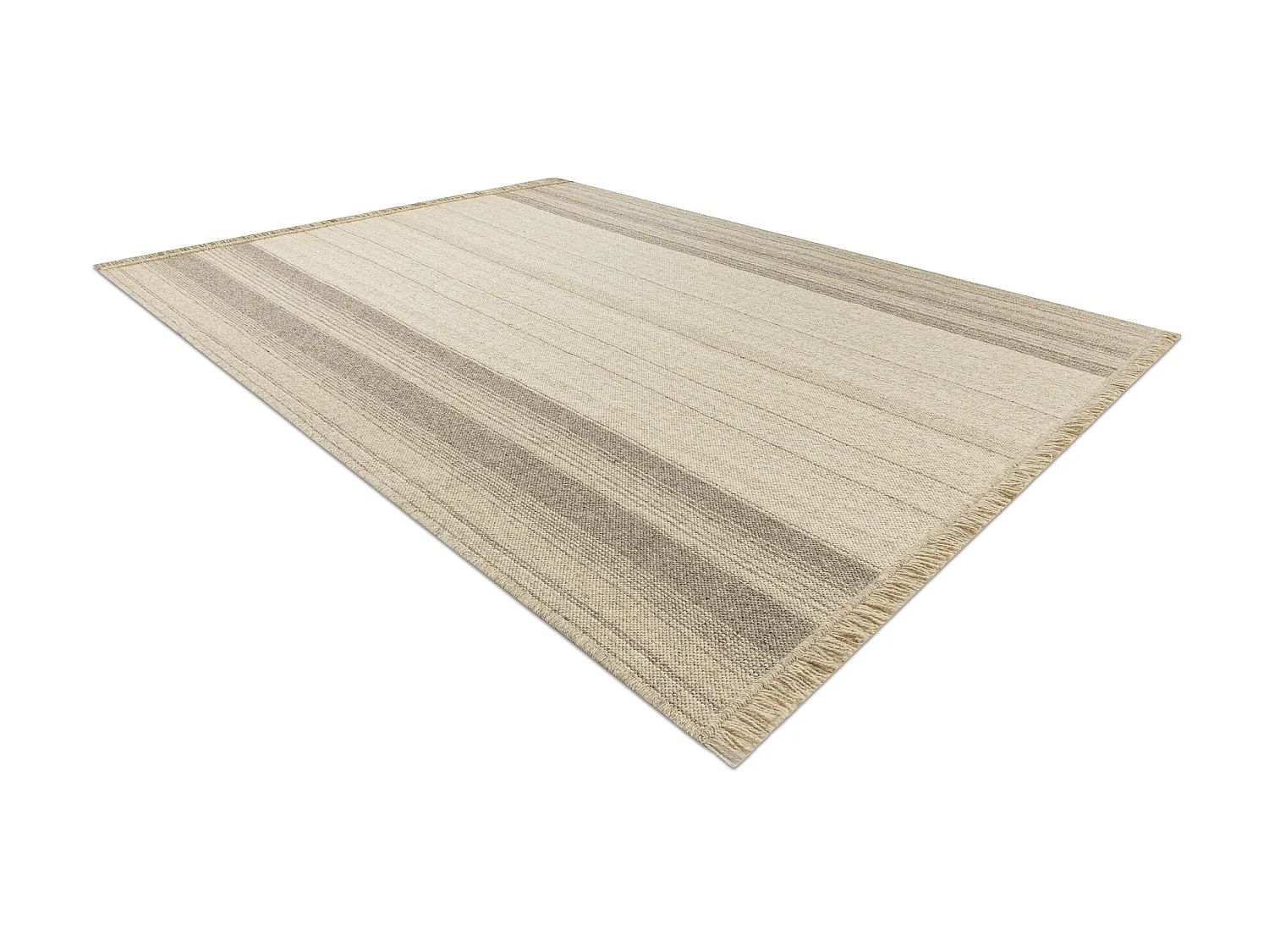 Wollen tapijt VILLA 7796/72800 Enkele kleur SIZAL, platgeweven beige 80x150 cm
