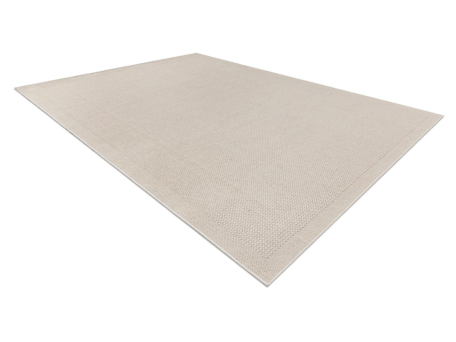 Tapis en laine VILLA 8986/68200 Plaine SIZAL, tissé à plat beige 160x230 cm