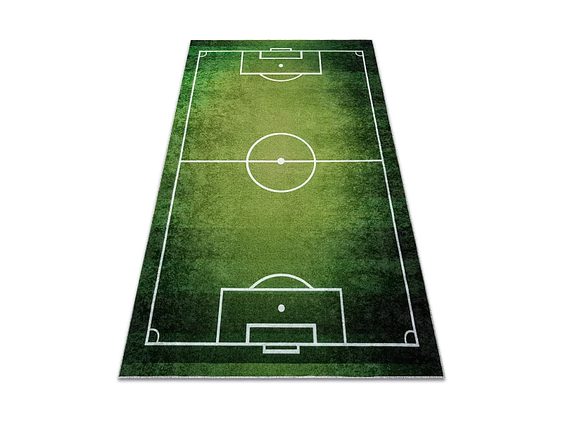 JUNIOR 51307.803 tapijt wasbaar voetbalveld, voetbal voor kinderen ant 140x190 cm