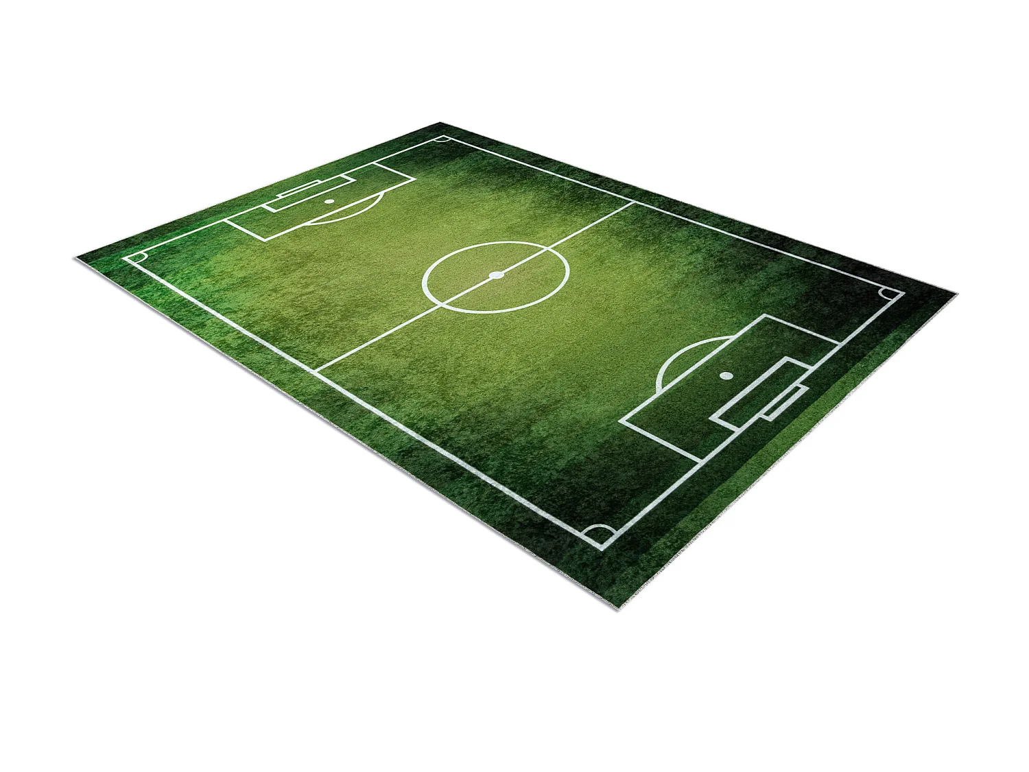 JUNIOR 51307.803 tapijt wasbaar voetbalveld, voetbal voor kinderen ant 140x190 cm