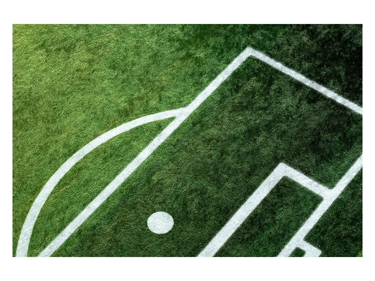 JUNIOR 51307.803 tapijt wasbaar voetbalveld, voetbal voor kinderen ant 140x190 cm