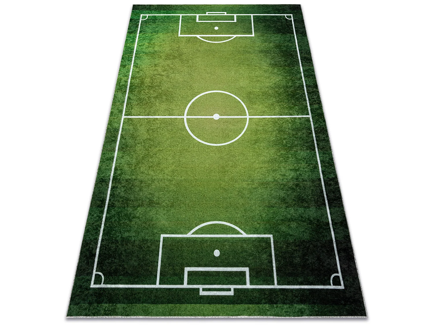JUNIOR 51307.803 tapijt wasbaar voetbalveld, voetbal voor kinderen ant 140x190 cm