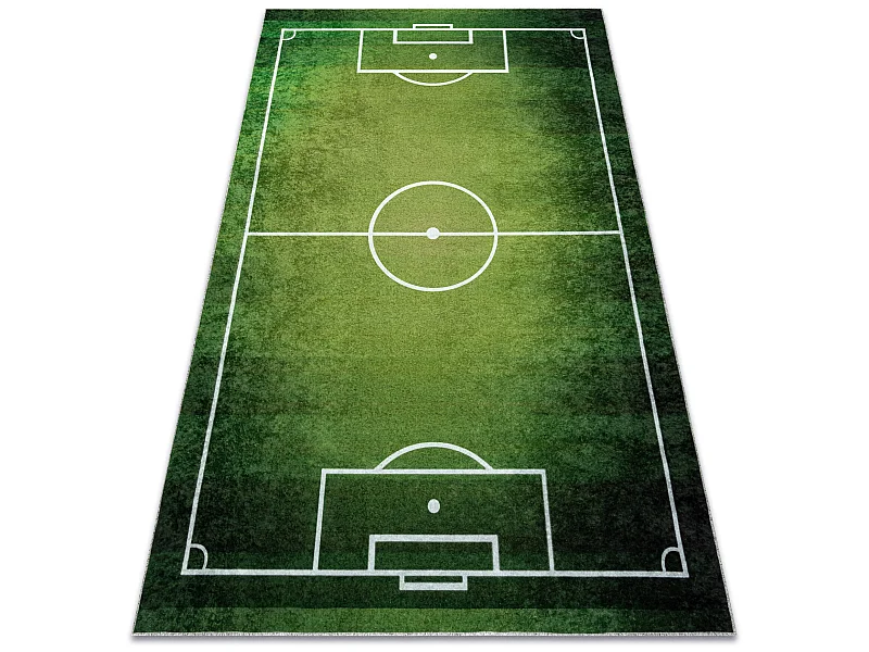 JUNIOR 51307.803 tapijt wasbaar voetbalveld, voetbal voor kinderen ant 140x190 cm